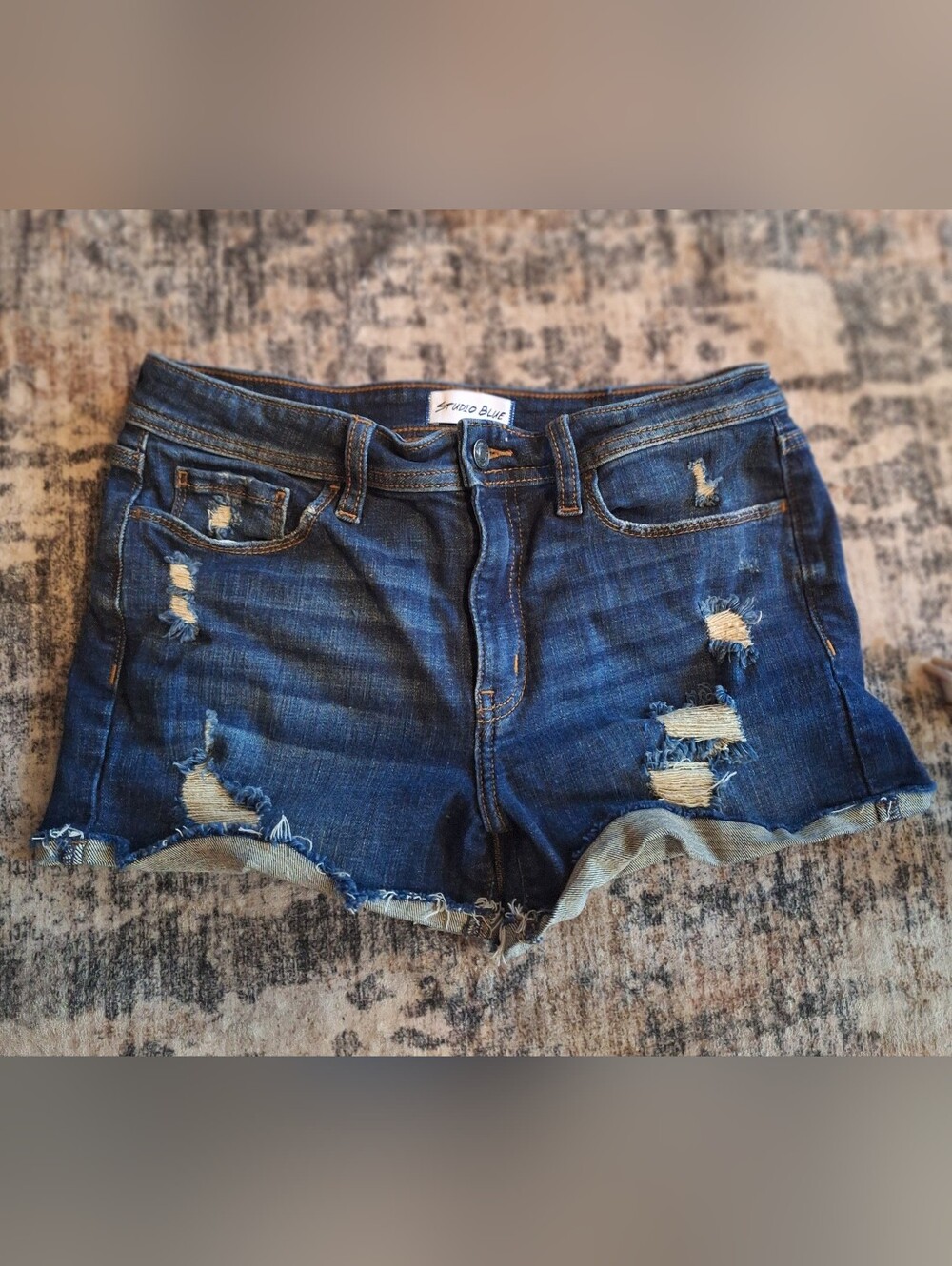 Studio Blue Denim Jean Shorts. Sz 28